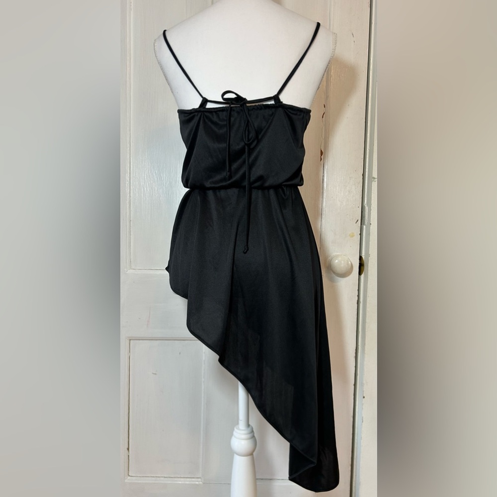 Vintage Black Grecian Costume Dress size Small - Picture 4 of 9